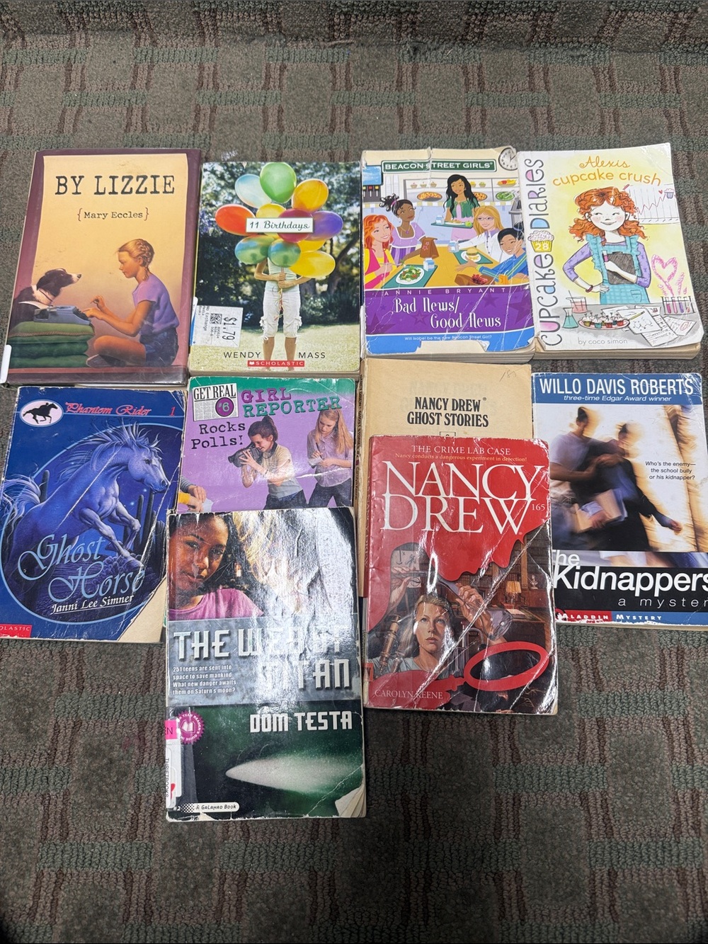 Assorted Kids Paperback Book Lot - 10 books